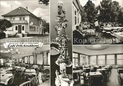 Zell Odenwald Cafe Orth  Konditorei Kat. Bad Koenig