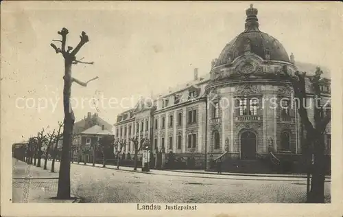 Landau Pfalz Justizpalast Kat. Landau in der Pfalz