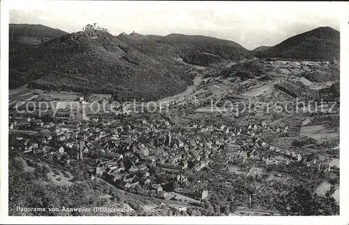 Annweiler Trifels Panorama Kat. Annweiler am Trifels