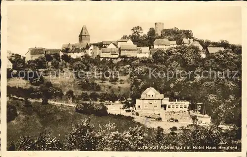 Altweilnau mit Hotel Haus Bergfried Kat. Weilrod