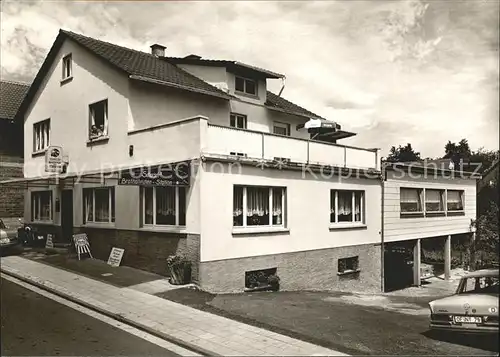 Erlenbach Bergstrasse Haehnchenstation Gasthaus zum Schorsch Kat. Fuerth