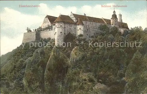 Heidenheim Brenz Schloss Hellenstein Kat. Heidenheim an der Brenz