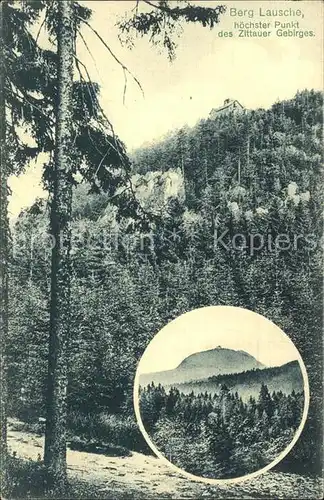 Zittau Berg Lausche im Zittauer Gebirge Kat. Zittau