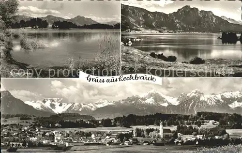 Lechbruck See Schmuttersee Forggensee Panorama Kat. Lechbruck am See