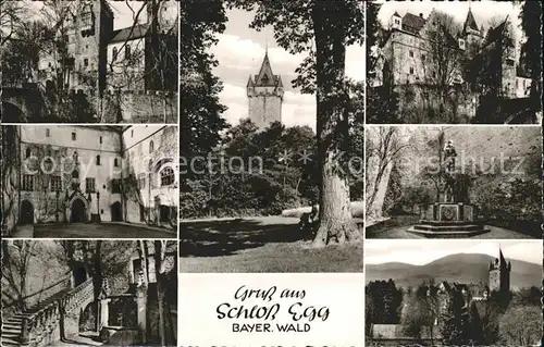 Bernried Niederbayern Schloss Egg Teilansichten Kat. Bernried