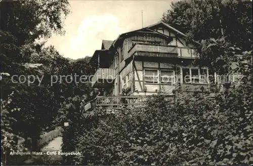 Altenbrak Harz Cafe Bergeshoehe Kat. Altenbrak