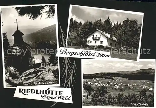 Riedlhuette Rachelkapelle Bergschloessl Totalansicht Kat. Sankt Oswald Riedlhuette