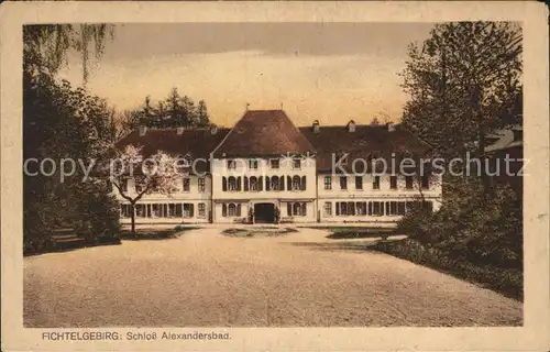 Alexandersbad Bad Schloss Alexandersbad Kat. Bad Alexandersbad