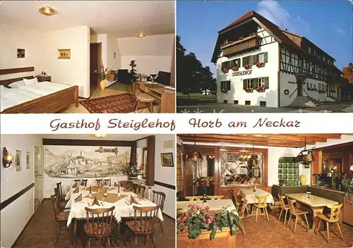 Horb Neckar Gasthof Steiglehof Zimmer Gastraeume Kat. Horb am Neckar