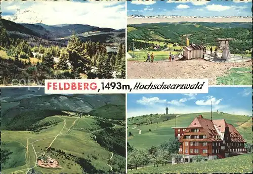 Feldberg Schwarzwald Panorama Fliegeraufnahme Skilift Hotel Feldberger Hof Kat. Feldberg (Schwarzwald)