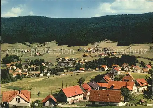 Mitteltal Schwarzwald Ortsansicht Kat. Baiersbronn