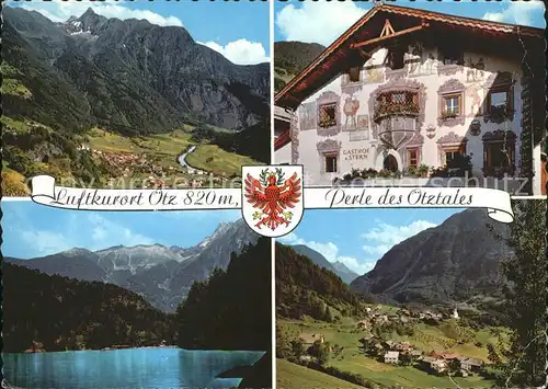 oetz Tirol mit Acherkogel Gasthof Zum Stern Piburger See Au bei oetz Kat. Oetz oetztal