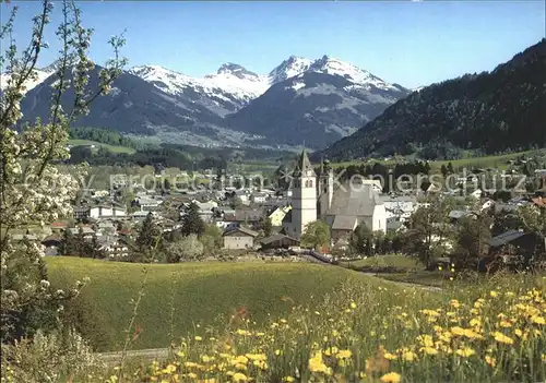 Kitzbuehel Tirol Ortsansicht mit Kitzbueheler Alpen Kat. Kitzbuehel