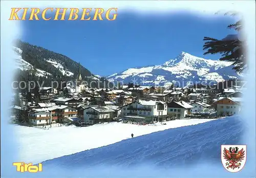 Kirchberg Tirol mit Skischaukel Kirchberg Kitzbuehel Kat. Kirchberg in Tirol