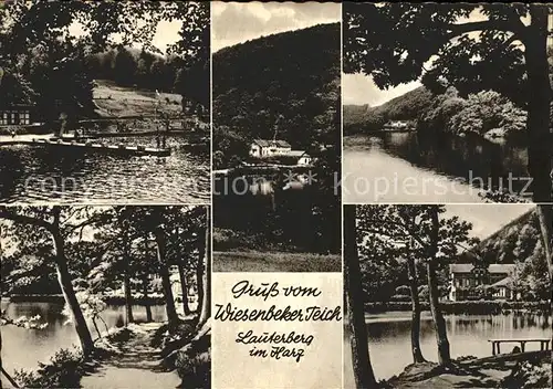 Lauterberg Bad Wiesenbeker Teich Gasthaus Kat. Bad Lauterberg im Harz