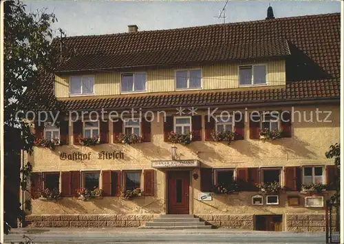 Gosbach Gasthof Pension Zum Hirsch Kat. Bad Ditzenbach