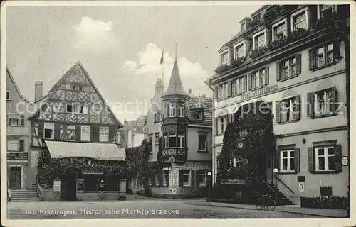 Bad Kissingen Historische Marktplatzecke Kat. Bad Kissingen