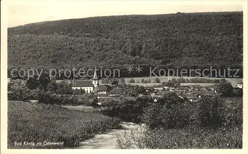 Bad Koenig Odenwald Ortsansicht Kirche