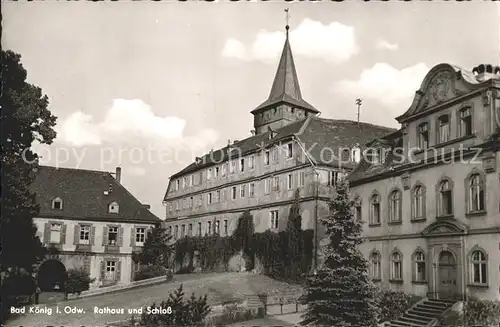 Bad Koenig Odenwald Rathaus und Schloss