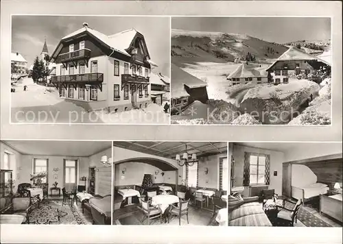 Altglashuetten Haus zum Loewen Gastraeume Zimmer Kat. Feldberg (Schwarzwald)