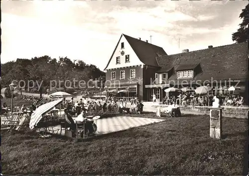 Brueckenau Bad Waldschenke Pilsterhof Terrasse Kat. Bad Brueckenau