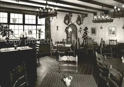 Hetzbach Hotel Restaurant Buchenhof Gastraum Kat. Beerfelden