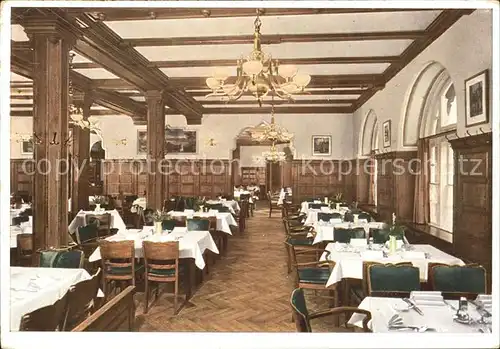 Muenchen Hotel Deutscher Kaiser Gastraum Kat. Muenchen