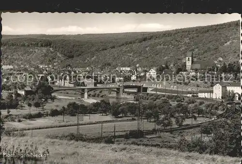 Plochingen Totalansicht Bruecke Kat. Plochingen