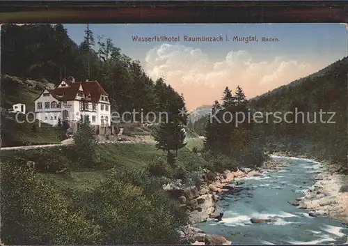 Raumuenzach Wasserfall Hotel Kat. Forbach