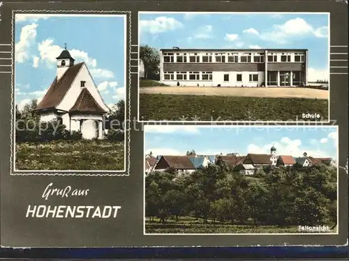 Hohenstadt Geislingen Kapelle Schule Teilansicht / Hohenstadt /Goeppingen LKR