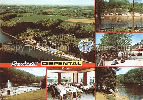 Diepental Cafe Restaurant am See Talsperre Kat. Leichlingen (Rheinland)