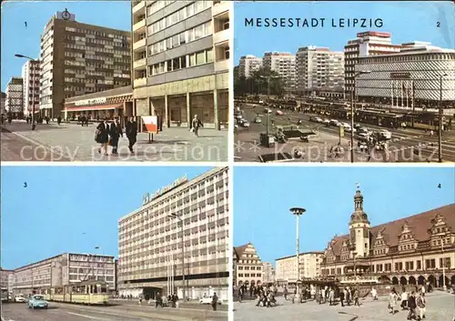 Leipzig Warenhaus Konsument Interhotel Deutschland Hauptpost Kat. Leipzig