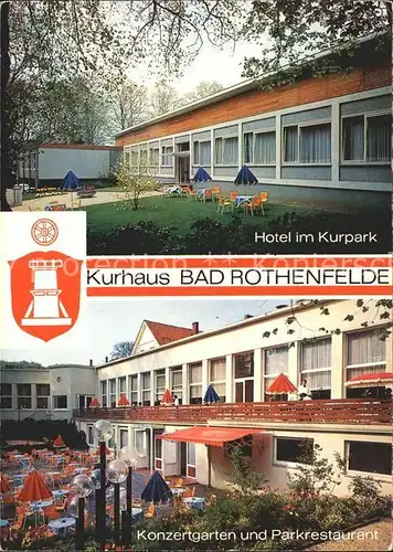 Bad Rothenfelde Kurhaus Hotel im Kurpark Kat. Bad Rothenfelde