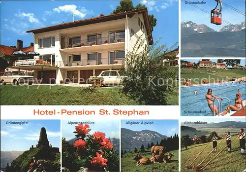 Rettenberg Oberallgaeu Hote Pension St. Stephan Kat. Rettenberg