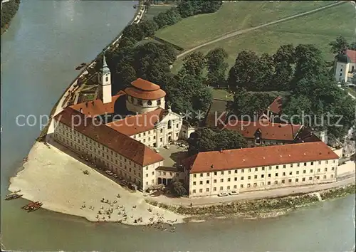 Kelheim Fliegeraufnahme Kloster Weltenburg Donaudurchbruch / Kelheim Donau /Kelheim LKR