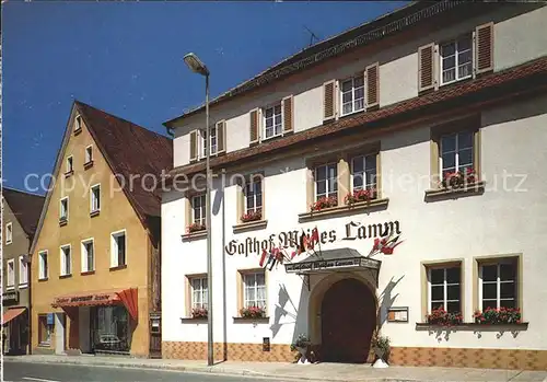 Pegnitz Gasthaus Weisses Lamm Kat. Pegnitz