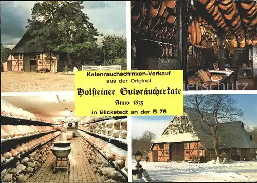 Blickstedt Holsteiner Gutsraeucherkate Kat. Tuettendorf