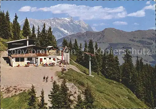 Zell See Sonnkogel Bergstation Restaurant Kat. Zell am See