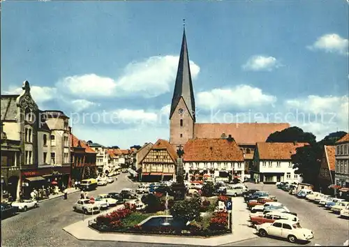 Eutin Markt mit Kirche Kat. Eutin