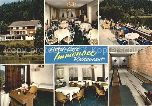 Ronshausen Hotel-CafÃ©-Restaurant Immensee Kegelbahn / Ronshausen /Hersfeld-Rotenburg LKR