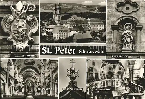 St Peter Schwarzwald Kloster Kat. St. Peter