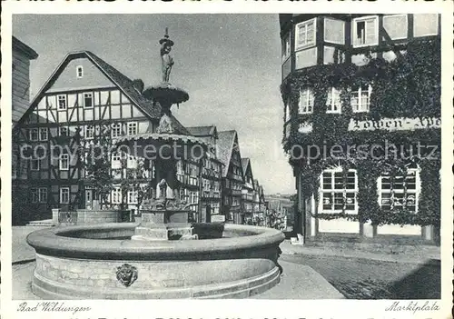 Bad Wildungen Marktplatz Kat. Bad Wildungen