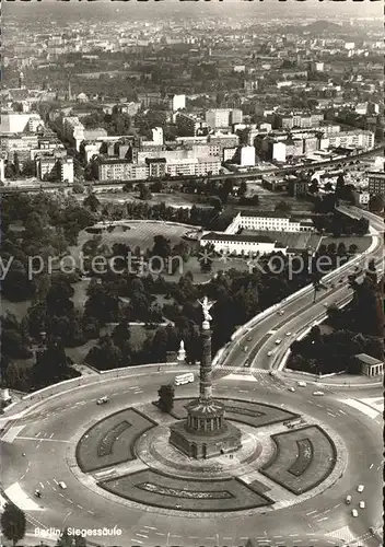 Berlin Fliegeraufnahme Siegessaeule Kat. Berlin