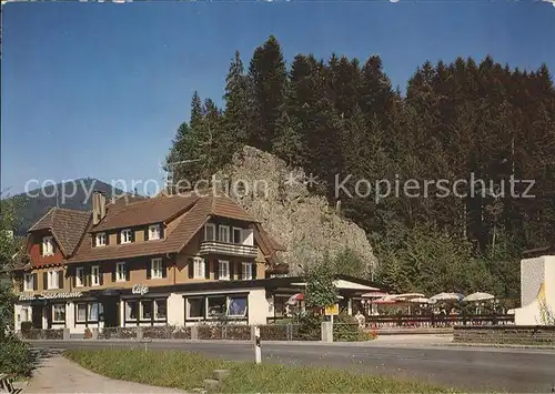 Schoenmuenzach Hotel Cafe Sackmann Kat. Baiersbronn