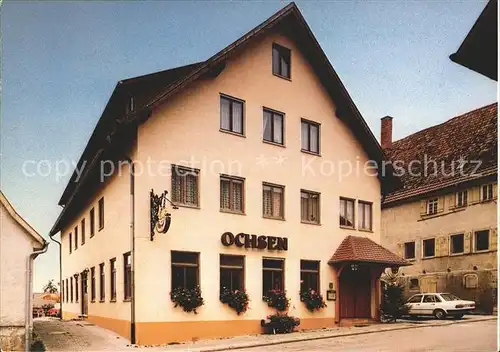 Breitenholz Pension Gasthaus Ochsen Kat. Ammerbuch