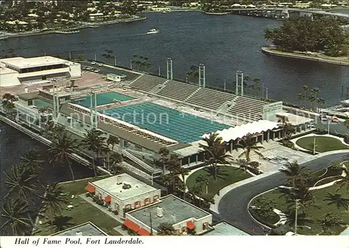 Fort Lauderdale Fliegeraufnahme Hall of Fame Pool Kat. Fort Lauderdale