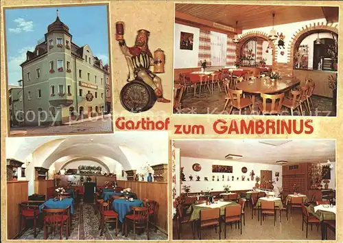Marktredwitz Gasthof zum Gambrinus Kat. Marktredwitz