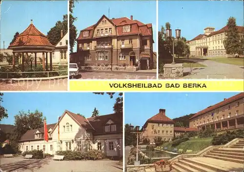 Bad Berka HO Kurhotel Zentralklinik Kurmittelhaus Kat. Bad Berka
