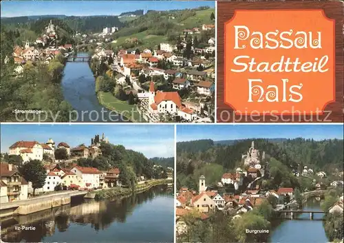 Passau Hals Ilz Partie Burgruine  Kat. Passau