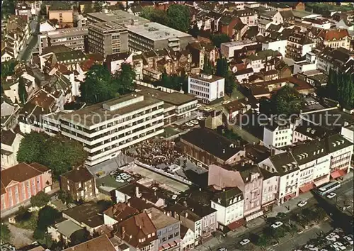 Siegburg Fliegeraufnahme Rathaus Krankenhaus Kat. Siegburg